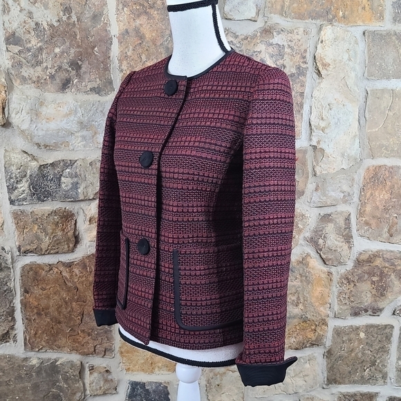 LAFAYETTE 148 New York Laurence Jacquard Jacket XS - Picture 5 of 9